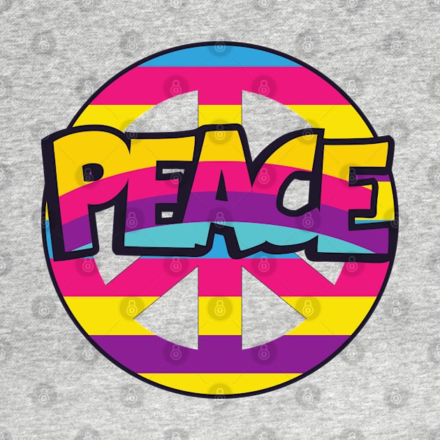 Retro Hippie Peace by FullOnNostalgia